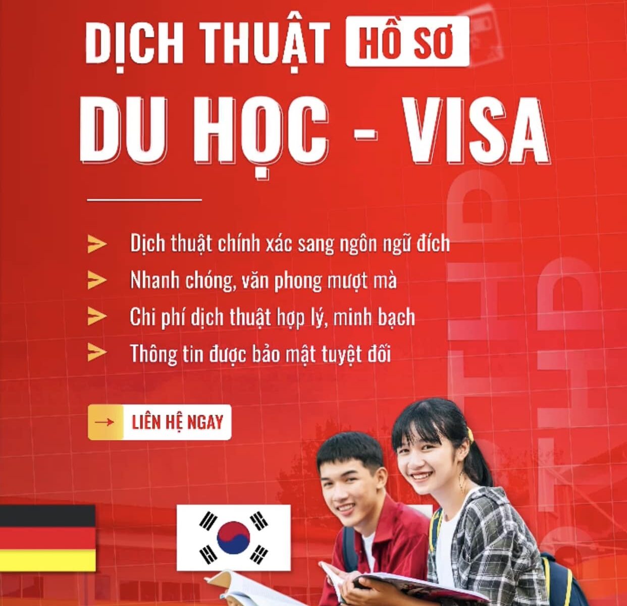 Dịch vụ dịch thuật công chứng Hồ sơ du học chuyên nghiệp Tâm Hoà Phát
