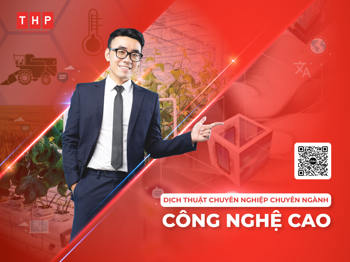 Dịch thuật chuyên ngành công nghệ cao tại Tâm Hòa Phát