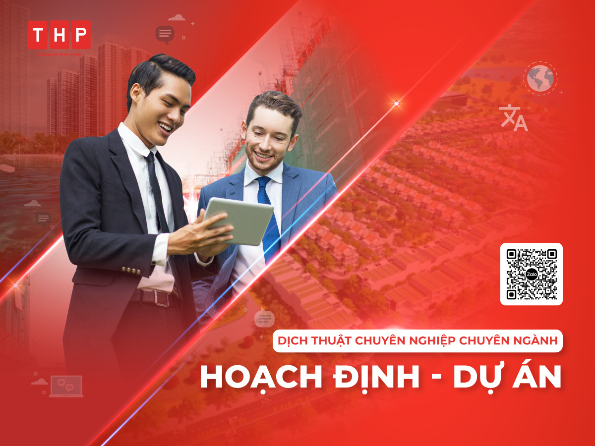 Dịch thuật chuyên ngành hoạch định, dự án tại Tâm Hòa Phát