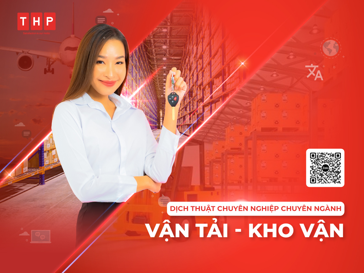 Dịch thuật chuyên ngành vận tải – kho vận tại Tâm Hòa Phát