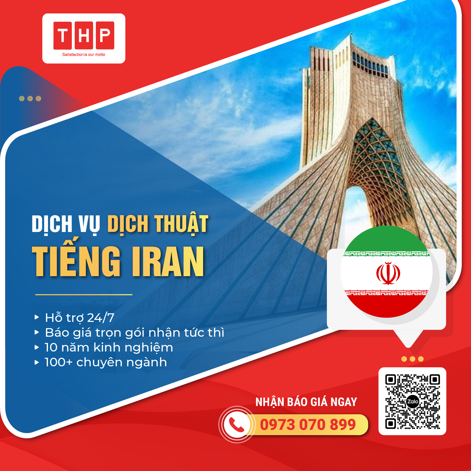 Biên dịch tiếng Iran chuyên nghiệp chất lượng cao đa dạng chuyên ngành