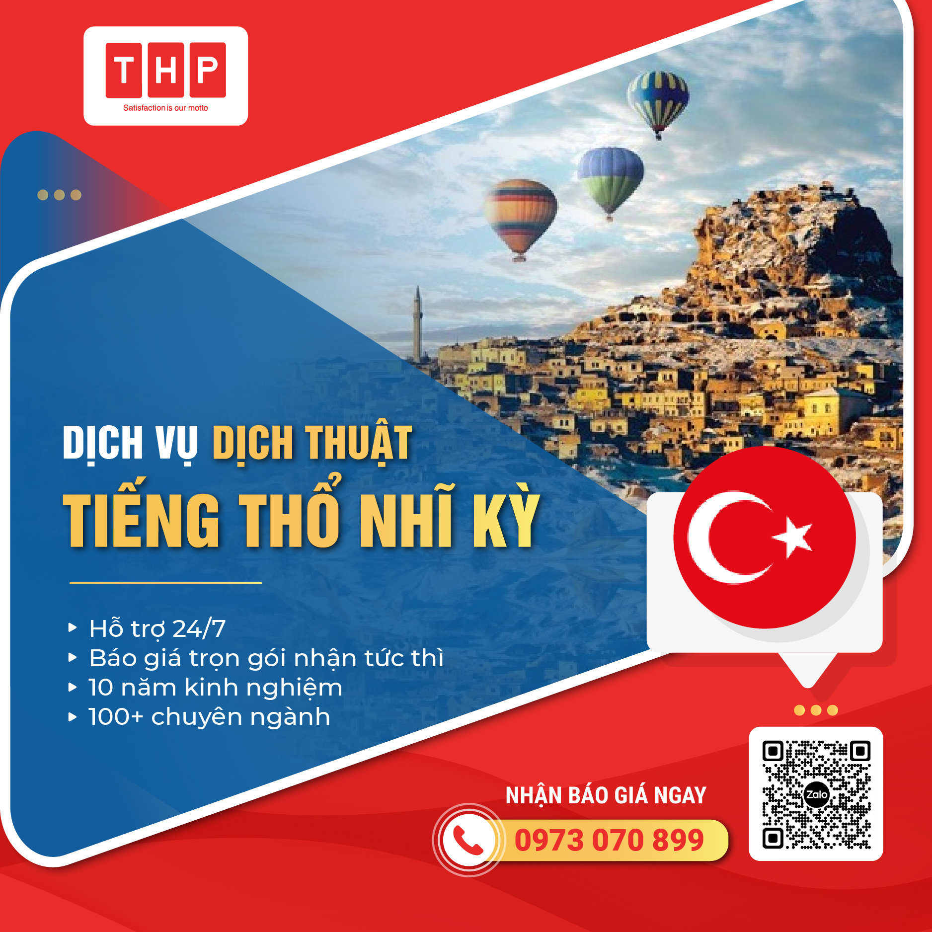 Phiên dịch tiếng Thổ Nhĩ Kỳ chuyên nghiệp chất lượng các chuyên ngành