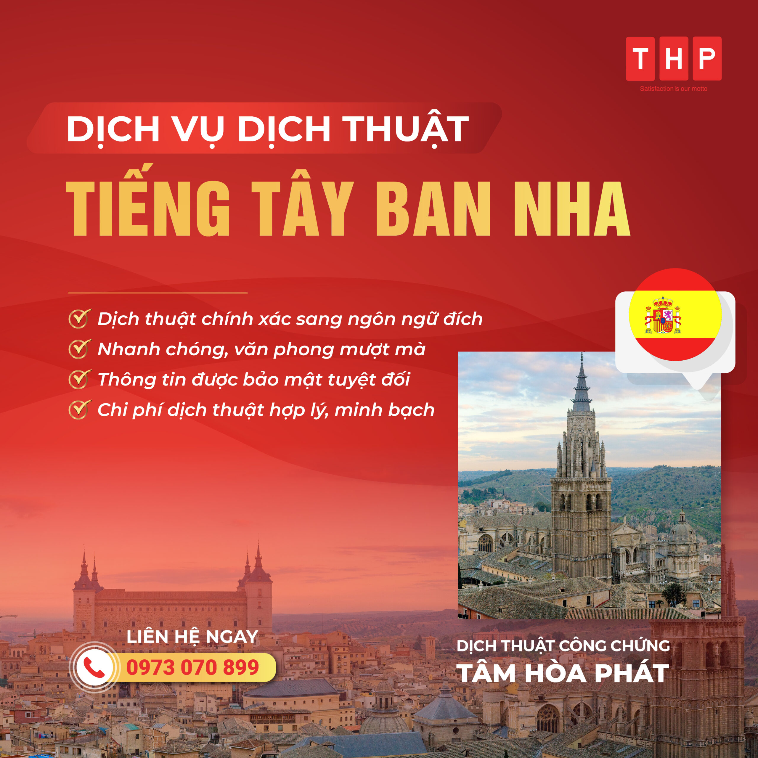Dịch vụ dịch thuật tiếng Tây Ban Nha chuyên nghiệp – uy tín