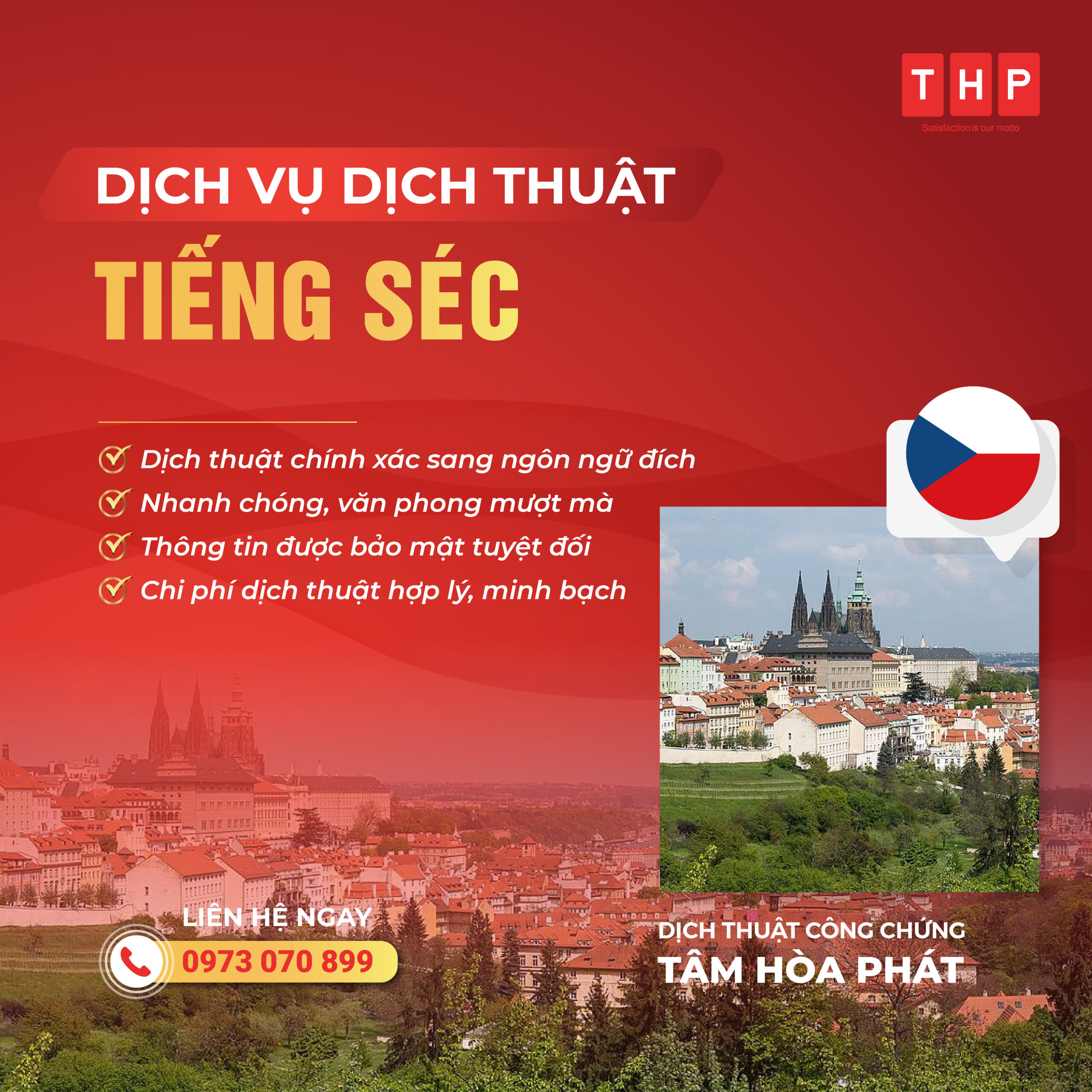 Dịch vụ dịch thuật tiếng Séc chuyên nghiệp – uy tín