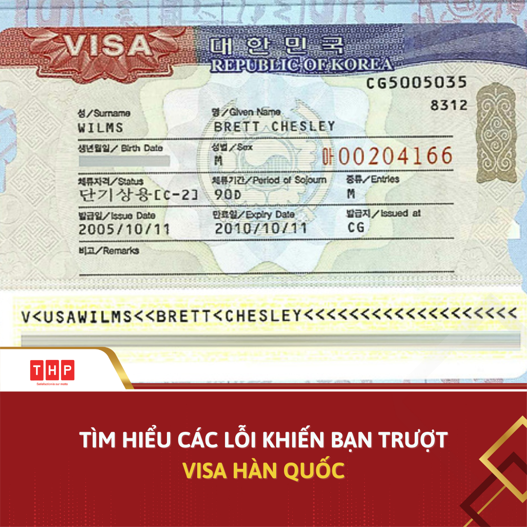 Các lỗi trượt visa Hàn Quốc phổ biến – Giải pháp khắc phục chi tiết